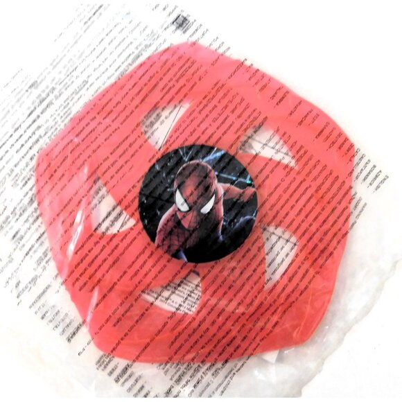 Spider-Man Red Flying Disc McDonalds Happy Meal Toy 2014 Sealed Collectible - Picture 1 of 4